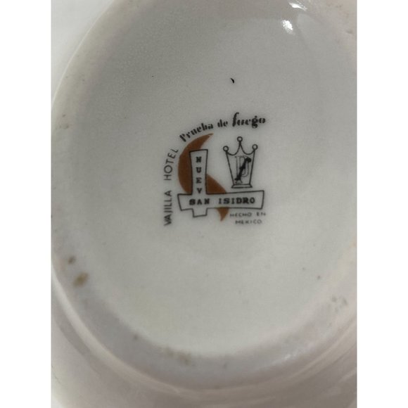 Vintage Nueva San Isidro Vanilla Hotel Creamer ~ Mexico - Picture 7 of 7